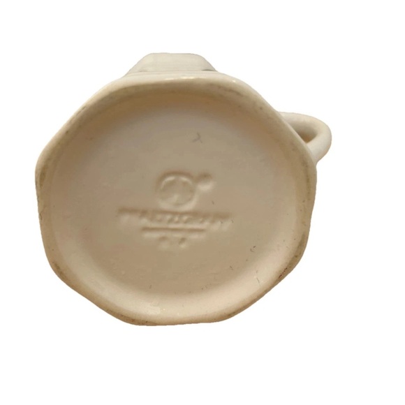 Pfaltzgraff Heritage White Small Pitcher 5” Octagon Stoneware - Picture 5 of 7